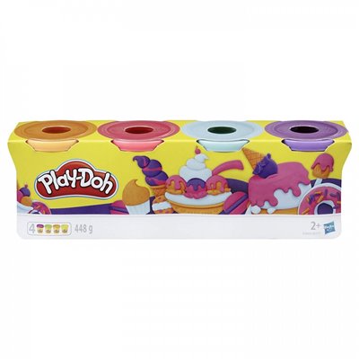 Hasbro Playdoh Sweet Pack 4 Βαζάκια 