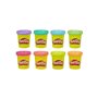 Hasbro Play-Doh Neon Μη Τοξικά Πλαστοζυμαράκια Με 8 Χρώματα 