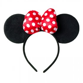 Fun Fashion Στέκα Ποντικίνας Με Σατέν Πουά Φιόγκο 