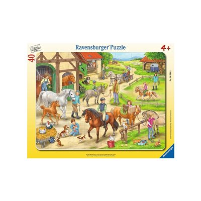 Ravensburger Παζλ Καρτέλα 40 Τεμ. Φάρμα Αλόγων 