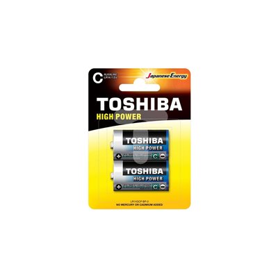 TOSHIBA Αλκαλικές Μπαταρίες C High Power LR14 / 1.5 Volt 