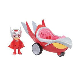 GIOCHI PREZIOSI PJ Masks - Πιτζαμοήρωες Οχήματα Turbo Blast Με Φιγούρα Owl-Glitter 