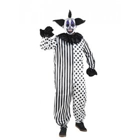CLOWN Αποκριάτικη Στολή Κακός Κλοούν Με Μάσκα Νο. Large 