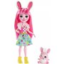 Mattel Enchantimals Κούκλα Και Ζωάκι Bree Bunny And Twist 