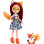 Mattel Enchantimals Κούκλα Και Ζωάκι Felicity Fox And Flick 