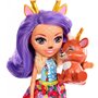 Mattel Enchantimals Κούκλα Και Ζωάκι Danessa Deer And Sprint 