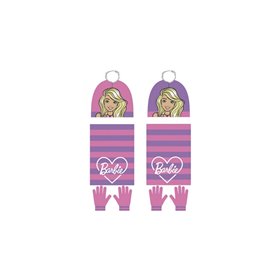 Arditex Barbie Σετ Κασκόλ, Σκούφος Και Γάντια - 2 Σχέδια  Arditex Barbie Σετ Κασκόλ, Σκούφος Και Γάντια - 2 Σχέδια