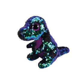 ty Beanie Boos Flippables Χνουδωτό Sequin Δράκος Πράσινος - Μωβ 15 Εκ. 
