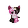 ty Beanie Boos Χνουδωτό Malibu Sequin Γάτα Ροζ - Μαύρη 23 Εκ. 