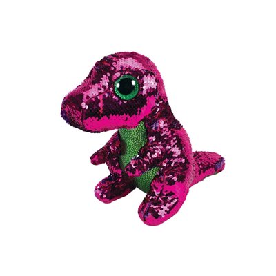 ty Beanie Boos Flippables Χνουδωτό Sequin Δράκος Ροζ - Πράσινος 23 Εκ. 