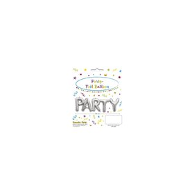 PROCOS Decorata Silver Foil Party Μπαλόνια - Ασημένιο  PROCOS Decorata Silver Foil Party Μπαλόνια - Ασημένιο