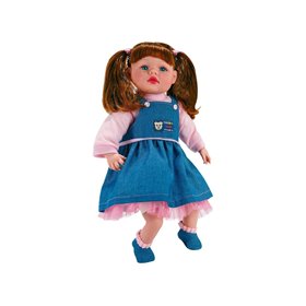 OEM Η Κουκλίτσα Μου Με Τζιν Φορεματάκι, Μιλάει Ελληνικά 