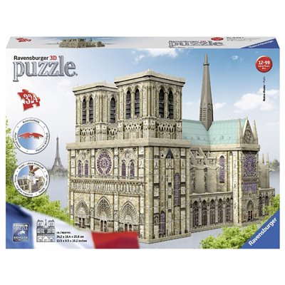 Ravensburger 3D Puzzle Maxi Νοτρ Νταμ - Notre Dame 324 Τεμ. 