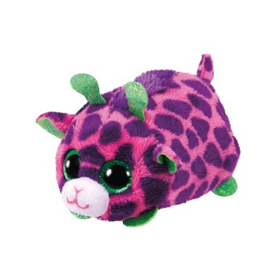 ty Beanie Boos Μικρό Χνουδωτό Καμηλοπάρδαλη Ροζ - Μωβ 4,5Εκ. 