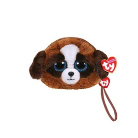 ty Beanie Boos Χνουδωτό Πορτοφολάκι Σκύλος Άσπρος - Καφέ  ty Beanie Boos Χνουδωτό Πορτοφολάκι Σκύλος Άσπρος - Καφέ