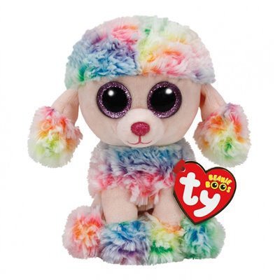 ty Beanie Boos Rainbow Χνουδωτό Κανίς Πολύχρωμο 70Εκ 