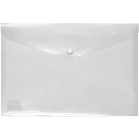 salko paper Φάκελος Α5 Με Κουμπί - Διαφανές 