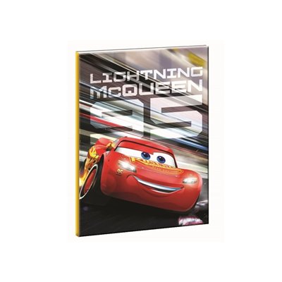 GIM Cars Lightning Mcqueen 95 Τετράδιο Καρφίτσα 40Φ. 17X25 Εκ. 