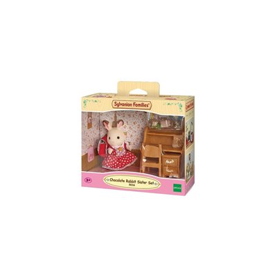 Epoch Sylvanian Families: Chocolate Rabbit Sister Set 