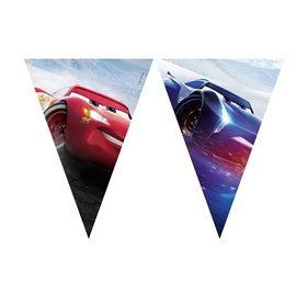 PROCOS Cars The Legend Of The Track Γιρλάντα Τρίγωνη Πλαστική (9 Σημαιάκια)  PROCOS Cars The Legend Of The Track Γιρλάντα Τρίγωνη Πλαστική (9 Σημαιάκια)