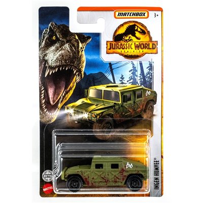 Mattel Match Box Jurassic World Αυτοκινητάκια Μεταλλικά 