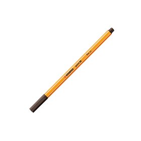 STABILO Fineliner Point Μαρκαδόρος Ακίδας 0,4Mm 88/65 Ελαιόμαυρο Umber 