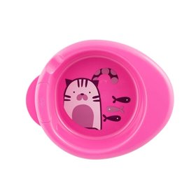 Chicco Warmy Plate Πιάτο Θερμός Ροζ 6Μ+ 