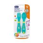 Chicco First Cutlery Σετ Πιρούνι - Κουτάλι 12M+ Πράσινο 