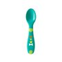 Chicco First Cutlery Σετ Πιρούνι - Κουτάλι 12M+ Πράσινο 