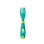 Chicco First Cutlery Σετ Πιρούνι - Κουτάλι 12M+ Πράσινο 