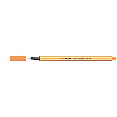 STABILO Fineliner Point Μαρκαδόρος Ακίδας 0,4Mm 88/54 Neon Πορτοκαλί 