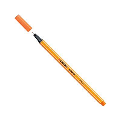 STABILO Fineliner Point Μαρκαδόρος Ακίδας 0,4Mm 88/30 Πορτοκαλί Pal Vermillion 