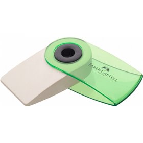 Faber-Castell Γόμα Mini Sleeve Ημιδιάφανη  Faber-Castell Γόμα Mini Sleeve Ημιδιάφανη