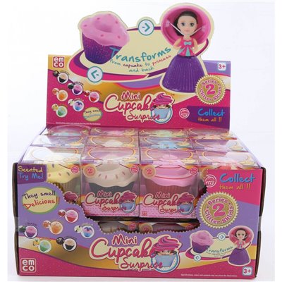 Just toys Cup Cake Surprise Mini Glitter: Μικρές Πριγκίπισσες Με Glitter, Σειρά 2 - 12 Σχέδια 