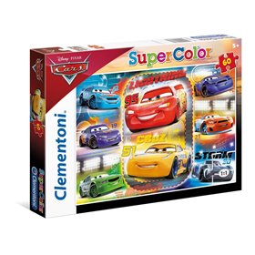 Clementoni Παζλ 60Τμχ Super Color Cars 3 Friends For The Win-Αυτοκίνητα 3 