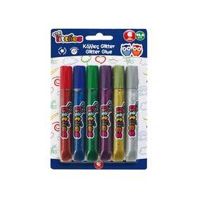 LUNA OFFICE LUNA The Littlies Κόλλα Glitter 12Γρ., 6 Χρώματα  LUNA OFFICE LUNA The Littlies Κόλλα Glitter 12Γρ., 6 Χρώματα