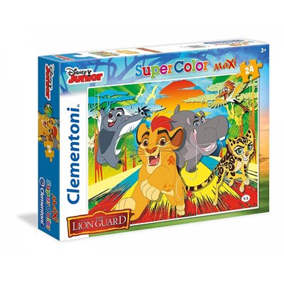 Clementoni Παζλ 24Τεμ. Maxi Super Color Η Φρουρά Των Λιονταριών: Επική Βοή 