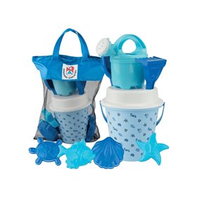 ANDRONI Giocattoli Sea Shell Τσάντα Παραλίας Με Κουβαδάκι Και Παιχνίδια Άμμου 