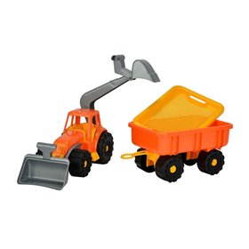 ANDRONI Giocattoli Power Worker Τρακτέρ Με Εκσκαφέα Και Ρυμουλκό - 2 Χρώματα 