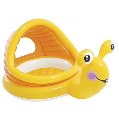 INTEX Πισίνα Σαλιγκάρι Με Τέντα Lazy Snail Shade Baby Pool 