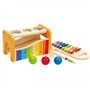 Hape Early Melodies Pound &amp Tap Bench Με Ξυλόφωνο Και Μπάλες 
