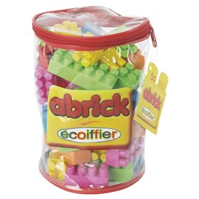 ecoiffier Abrick Τσάντα Με Τουβλάκια 50Τμχ  ecoiffier Abrick Τσάντα Με Τουβλάκια 50Τμχ