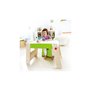 Hape Early Explorer Ξύλινο Θρανίο Με Κάθισμα Play Station And Stool Set 