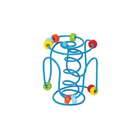 Hape Totally Amazing Λαβύρινθος Με Ξύλινες Χάντρες Spring-A-Ling 