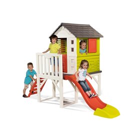 Smoby House On Stilts Παιδικό Σπιτάκι Κήπου Με Τσουλήθρα 