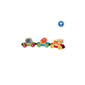 Hape Jungle Journey Train - Βαγονάκια Τρένου Με Φιγούρες Ζώων Της Ζούγκλας 