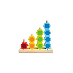 Hape Early Explorer Ξύλινοι Κύβοι Στοίβαξης Counting Stacker 