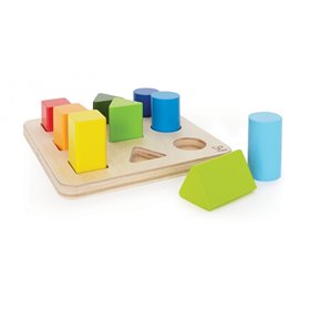 Hape Color And S Sorter - Μάθε & Ταξινόμησε Διαφορετικά Χρώματα,Σχήματα & Ύψη - 10Τεμ.  Hape Color And S Sorter - Μάθε & Ταξινόμησε Διαφορετικά Χρώματα,Σχήματα & Ύψη - 10Τεμ.