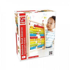 Hape Rainbow Bead Abacus Πολύχρωμος Άβακας 10 Στηλών  Hape Rainbow Bead Abacus Πολύχρωμος Άβακας 10 Στηλών