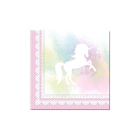 PROCOS Decorata Party Χαρτοπετσέτες Μονόκερος 33X33εκ. - 20Τμχ  PROCOS Decorata Party Χαρτοπετσέτες Μονόκερος 33X33εκ. - 20Τμχ